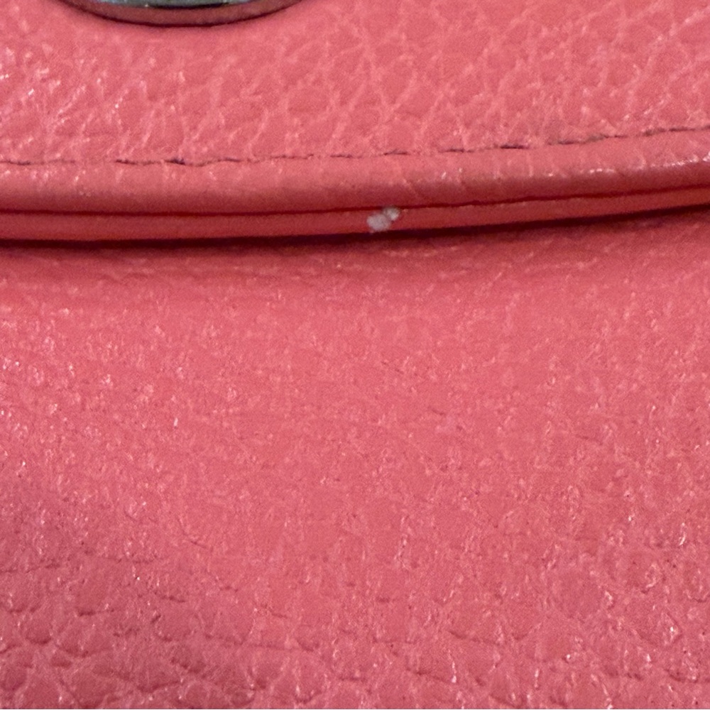 Buxton 1898 Trifold Mini Wallet Coral Pink Leather Compact - Picture 11 of 11